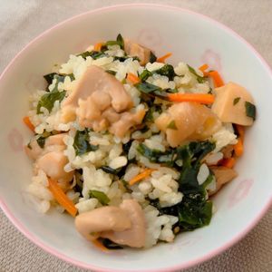 mi♡の作ってみた!投稿(何度も食べたくなる【五目わかめごはん】)