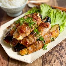 なすと大葉ととろ〜りチーズの豚バラ巻き