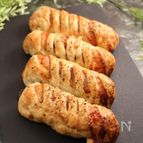 ちくわチーズ肉巻きのパイ包焼き