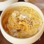 【かき玉ラーメン】寒い日の朝ごはんに◎
カフェ風麺レシピ♡