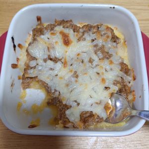 ままさよりの作ってみた!投稿(ポテトミートグラタン【#簡単#時短#節約#おもてなし】)