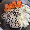 【豚こまで野菜たっぷり酢豚】簡単に作れて栄養満点の工程1