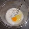 米粉のもちもち蒸しチヂミの工程1