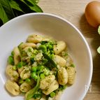 【旬のそら豆とグリンピースのニョッキ】パパッと簡単ランチ！！