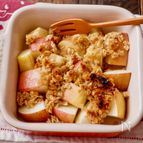 【トースター5分】オートミールで！アップルクランブル