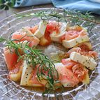 簡単なのに華やか！塩豆腐といちじくのカルパッチョ