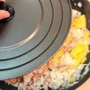 昔なつかし♡じゃがいもと玉ねぎとひき肉のオムレツの工程5