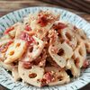 レンチンで簡単【れんこんの梅おかか和え】