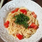 【柚子胡椒香る ツナとトマトの和えそうめん】ラクうま爽やか♡