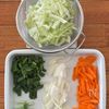 【濃厚担々スープ】野菜たっぷり♪の工程1