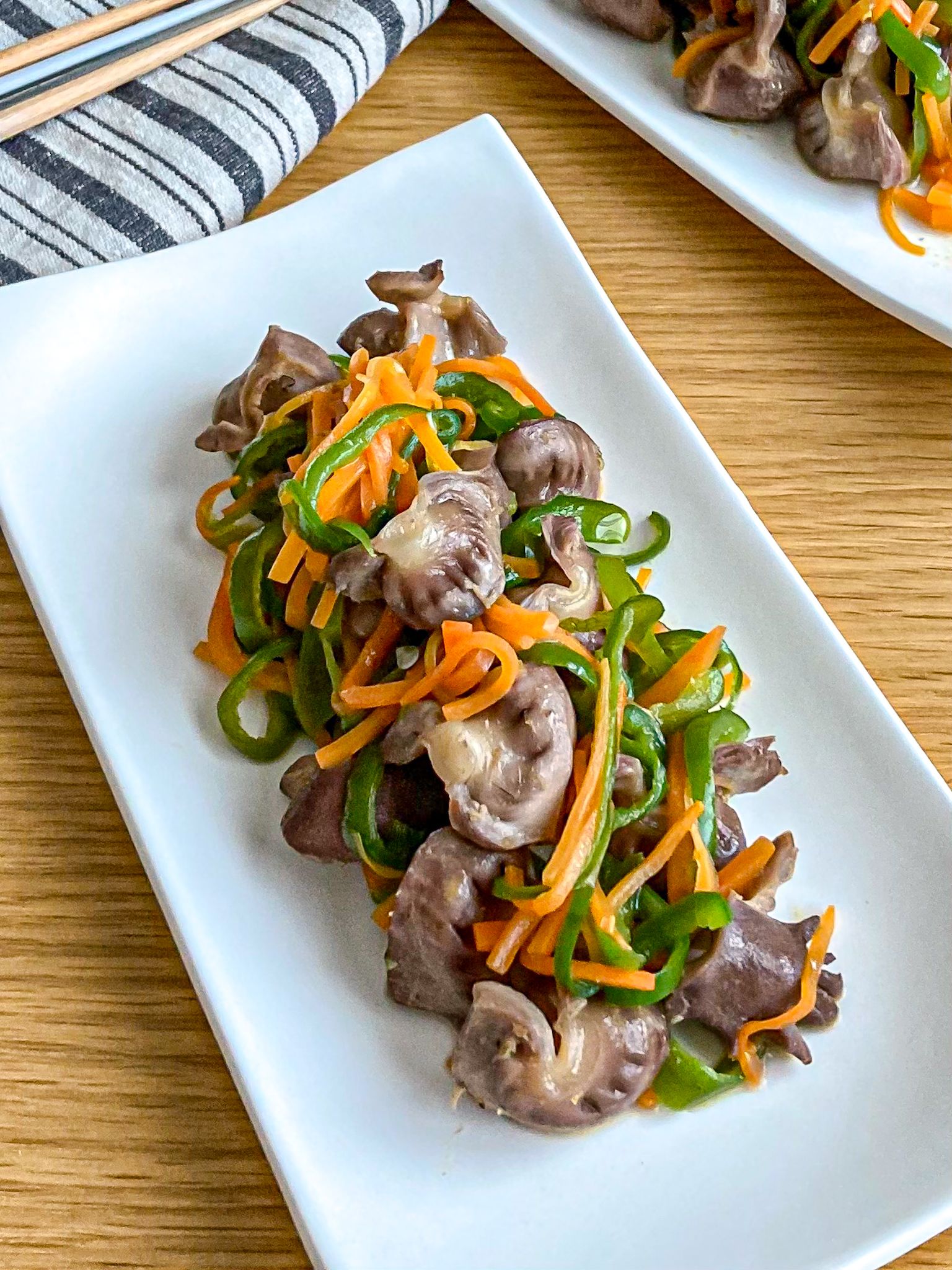 砂肝の鶏ガラ炒め】ぷりぷり臭みなし♪野菜たっぷり！ | レシピサイトNadia