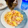 のりのり🐾🎀🤍の作ってみた!投稿(簡単絶品中華【カニカマたまご炒飯】冷食にできます‼︎)