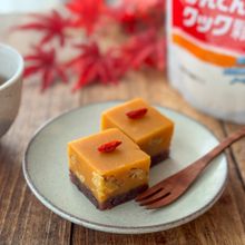 【レンジで簡単】にんじんとシナモン香る♪もみじ芋ようかん