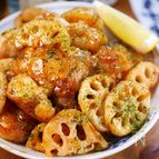 私の得意料理になる🥰鶏とれんこんのオイスターバターレモン