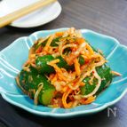【家族が取り合う】即席オイキムチ！りんごと鰹節で深い旨み♡