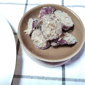 M＊Pの作ってみた!投稿(レンチン5分！
【さつまいものごまきなこ和え】)
