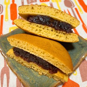 いく🍉の作ってみた!投稿(ホットケーキミックスで【どら焼き】基本レシピ)