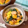 【えびとほうれん草のオーロラ炒め】子どもも喜ぶ味付けで◎