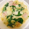お料理happy🍀の作ってみた!投稿(ほうれん草とじゃがいもの豆乳クリームパスタ)