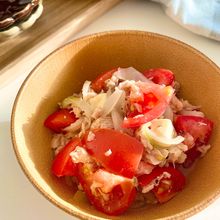 簡単!なのに美味しい*トマトと玉ねぎのツナサラダ