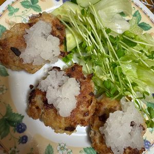 かいちゃんの作ってみた!投稿(『おろし新玉ソースで☆豆腐ハンバーグ』ふわふわ食感♡ヘルシー)