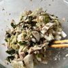 和えるだけ♪【シャキシャキ白菜とさば缶の和風サラダ】の工程3