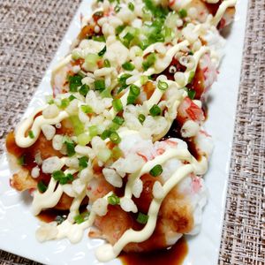 よっこの作ってみた!投稿(【カニカマはんぺんのお好み焼き風】☆簡単、おいしい♪)
