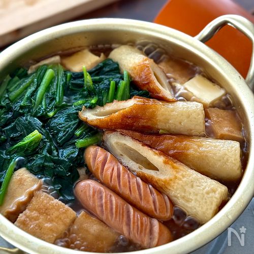 【ちくわとウィンナーのおでん風煮】簡単!コスパ◎