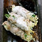 エノキの豚肉巻きホイル焼き