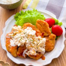 【鶏ささみで作る◎お手軽チキン南蛮】揚げずに手間抜き◎