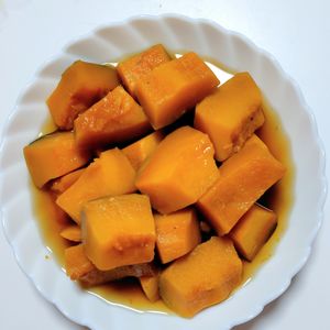 ふうかの作ってみた!投稿(レンジで絶品！かぼちゃのほくほく煮)