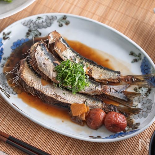 【いわしの梅煮】家族の健康に♪