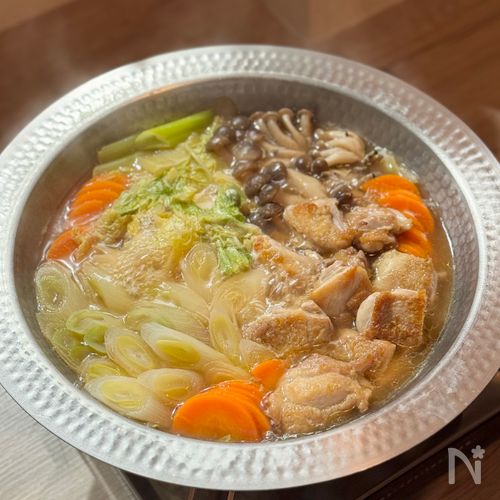 焼き鶏の柚子胡椒だし鍋