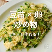 「豆苗×卵の炒め物」18選｜サッと作れる！