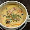とーるじーじの作ってみた!投稿(【ベーコンときのこの豆乳スープ】簡単まろやかな豆乳スープ♪)
