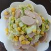マンチカンのがんもの作ってみた!投稿(【子供爆食!白菜のカレーマヨコーンサラダ】レンジで簡単♡︎)