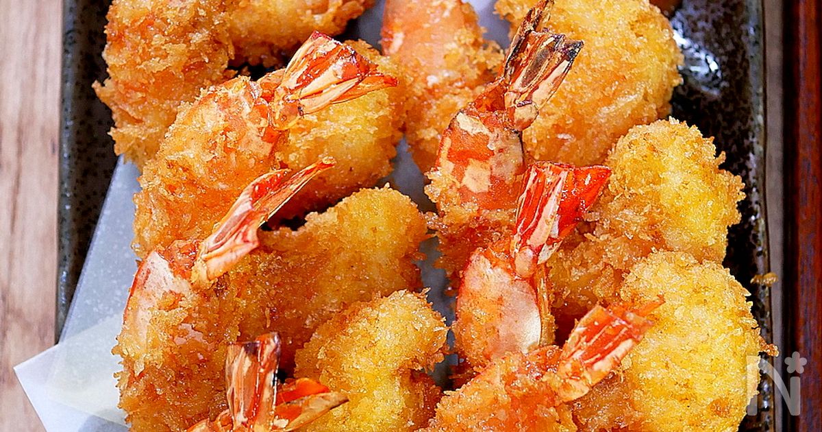 パクッと食べれる「まんまる海老フライ」