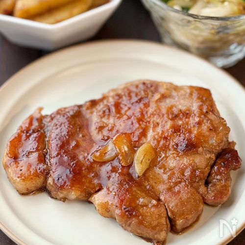 【さっぱりポークソテー】隠し味にお酢を入れて、さっぱりと