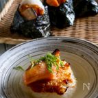 【トースターでふっくら！】鮭の焼きおにぎり（お茶漬けにも！）