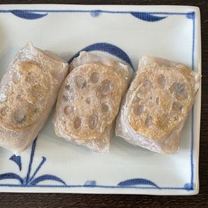 とーるじーじの作ってみた!投稿(【ライスペーパーのはんぺん餃子】もちシャキッ♡ごま油香る！)