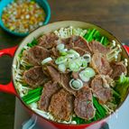 シチュー用の牛すね肉で！アロンサテジョンゴル(牛すね鍋)