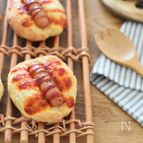 ［焼くまで5分］ホケミで簡単♪ウインナーパン