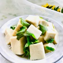 ボウルひとつレンチンだけ♪みつばと高野豆腐の含め煮