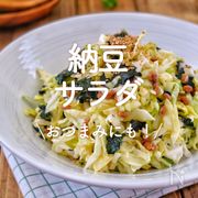 「納豆サラダ」30選｜おつまみにも！