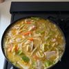 【豆乳ちゃんぽんうどん】この一杯で一品完結♪の工程3