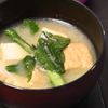こざかなの作ってみた!投稿(厚揚げと小松菜のお味噌汁　)