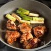 漬けて焼くだけ!鶏もも肉と長ねぎの味噌漬け焼きの工程4