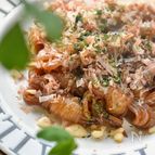 5分で出来る♡冷めても旨し♡焼きそば風結びこんにゃく炒め♡