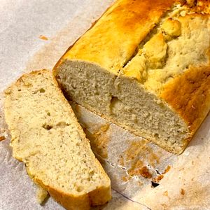 michuの作ってみた!投稿(材料5つ！米粉のもっちりバナナケーキ【砂糖・油・乳不使用】)