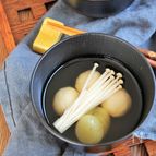 豆腐白玉のお月見汁